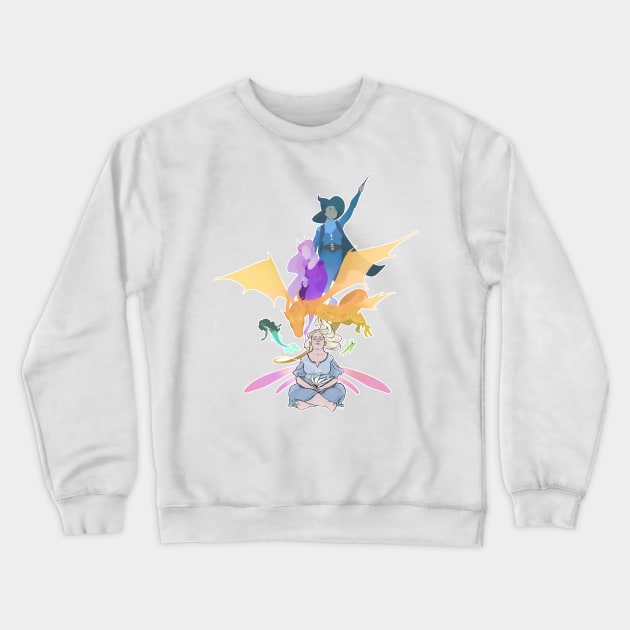 Storybook Crewneck Sweatshirt by Scesketch